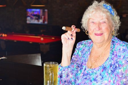 Smoke Rings Customer June Barton Featured by Cigar Aficionado