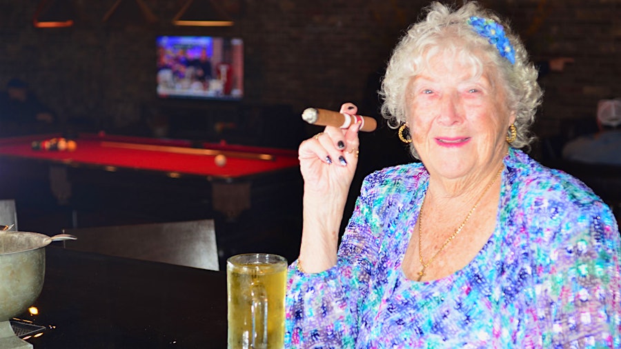 Smoke Rings Customer June Barton Featured by Cigar Aficionado