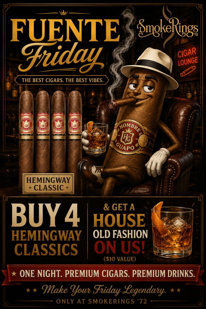 🔥 FUENTE FRIDAY just got legendary at SmokeRings ’72! 🔥