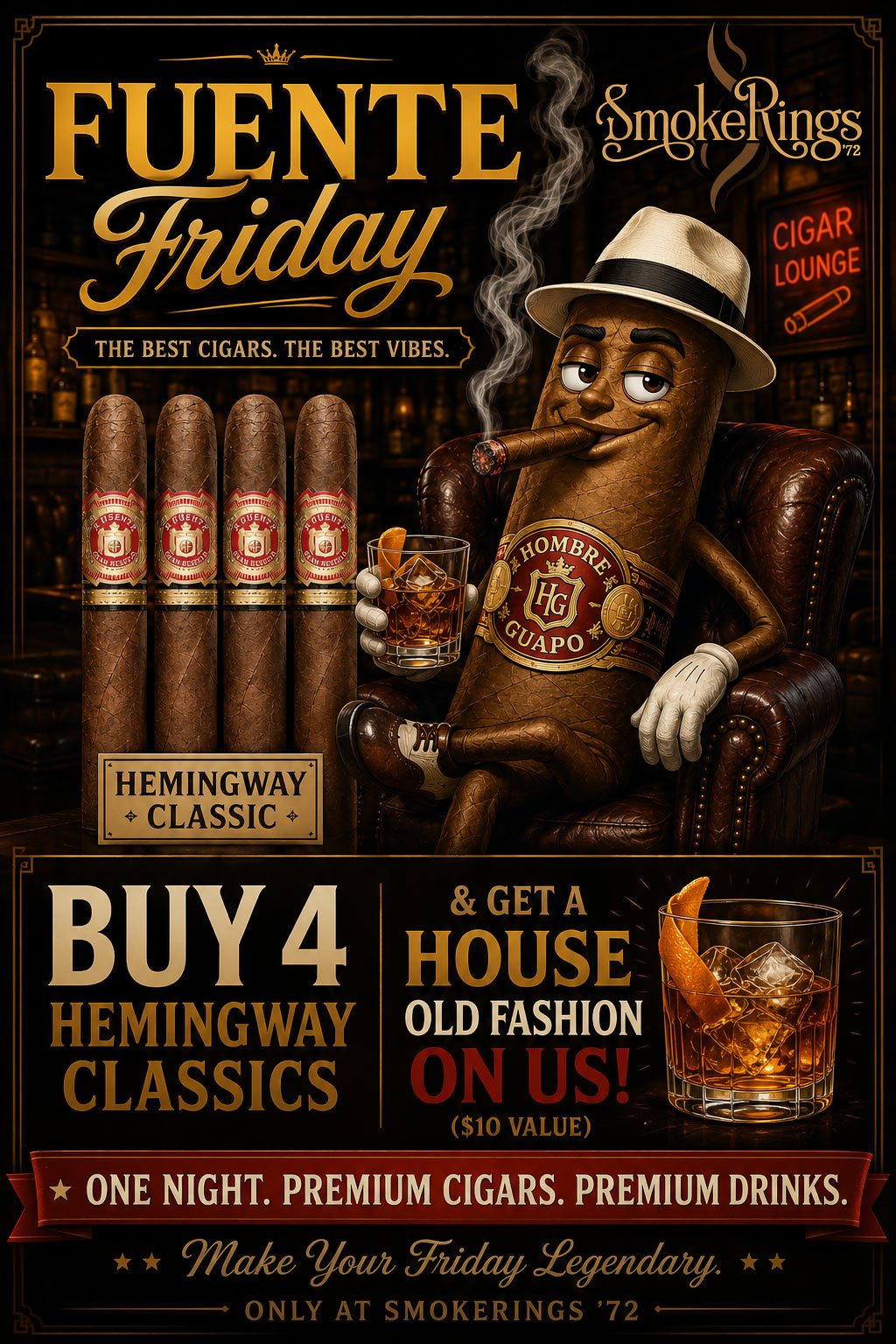 🔥 FUENTE FRIDAY just got legendary at SmokeRings ’72! 🔥