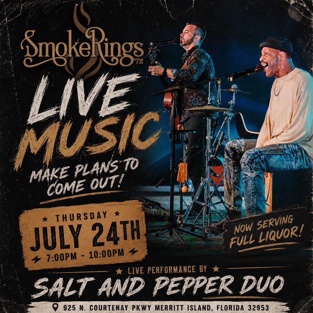Salt & Pepper Duo Live at Smoke Rings 72