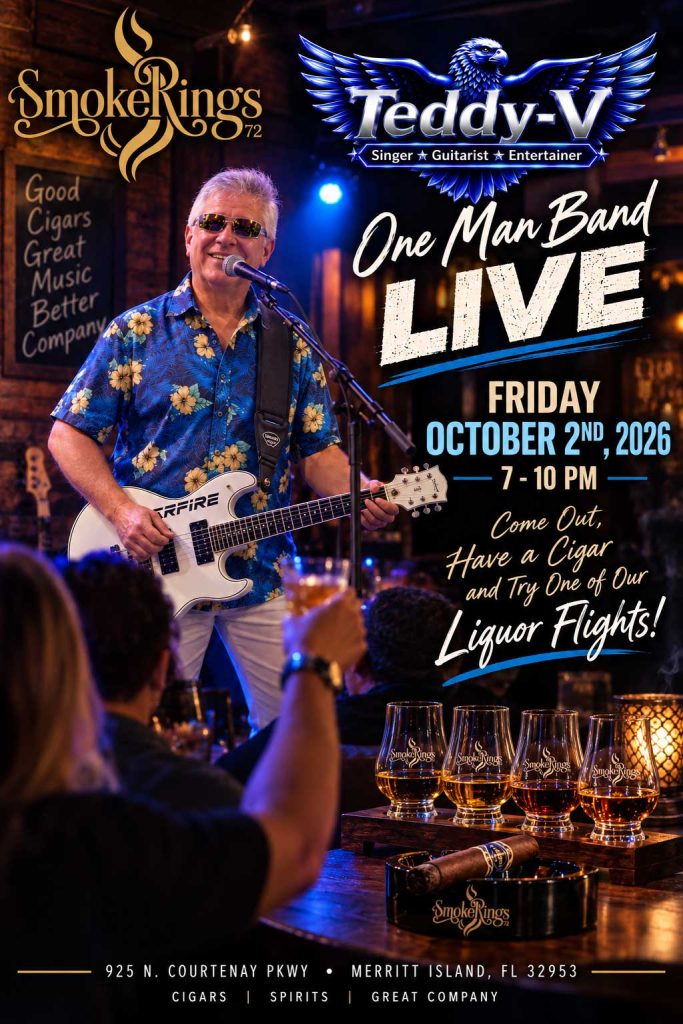 Teddy V is bringing the One Man Band experience back to Smoke Rings 72! 