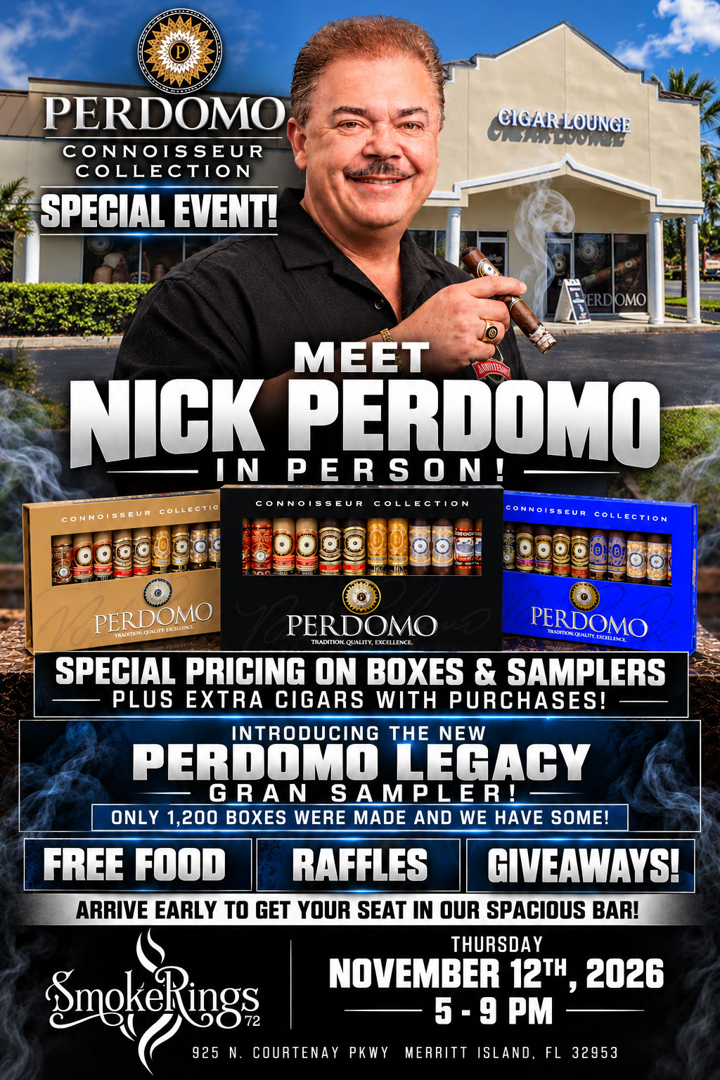 🔥 MEET NICK PERDOMO IN PERSON! 11/12/26 🔥